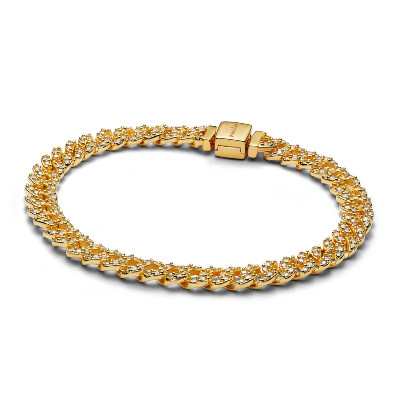 Pavé Cuban Chain Bracelet