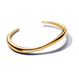 Organically Shaped Open Bangle