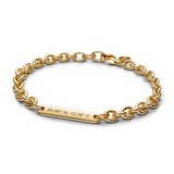 Engravable Bar Link Bracelet