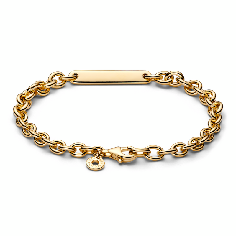 Engravable Bar Link Bracelet