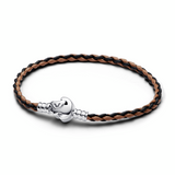 Disney The Lion King Clasp Pandora Moments Braided Leather Bracelet