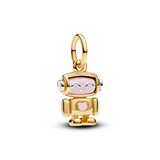 Spinnable Face Robot Dangle Charm