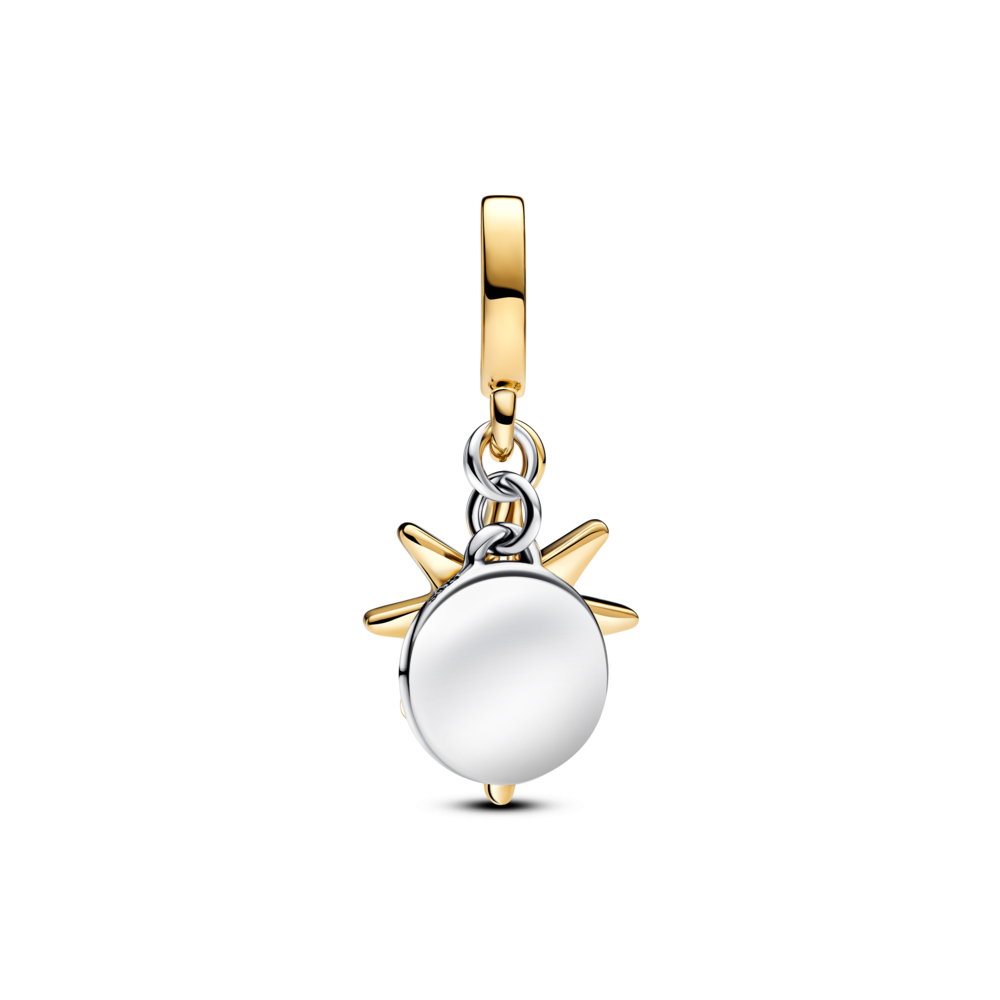 Engravable North Star Lab-grown Diamond Dangle Charm