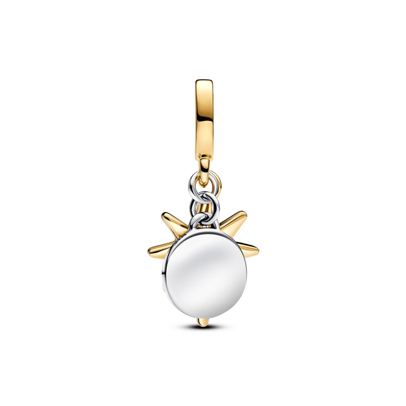 Engravable North Star Lab-grown Diamond Dangle Charm