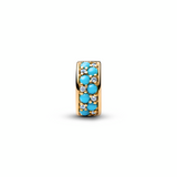 Aqua Blue Clip Charm