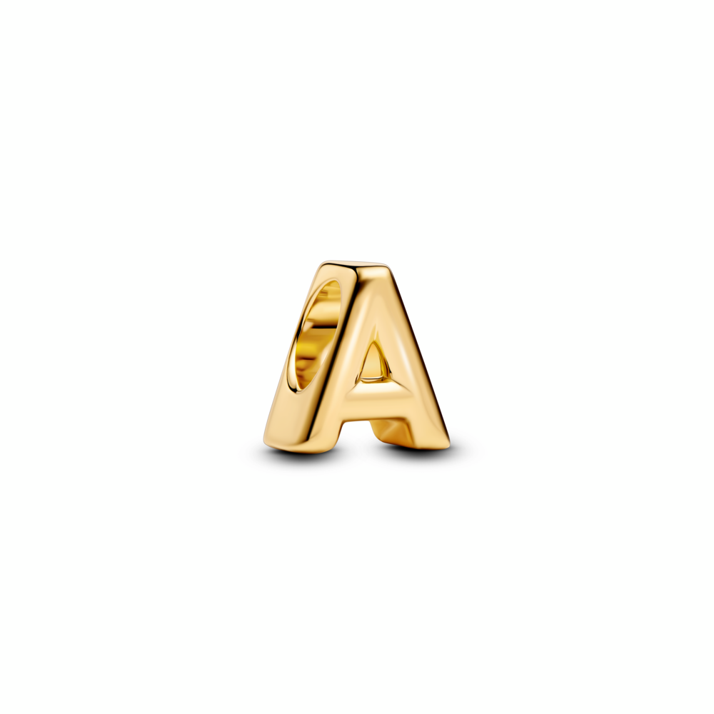 letter A alphapet  charm