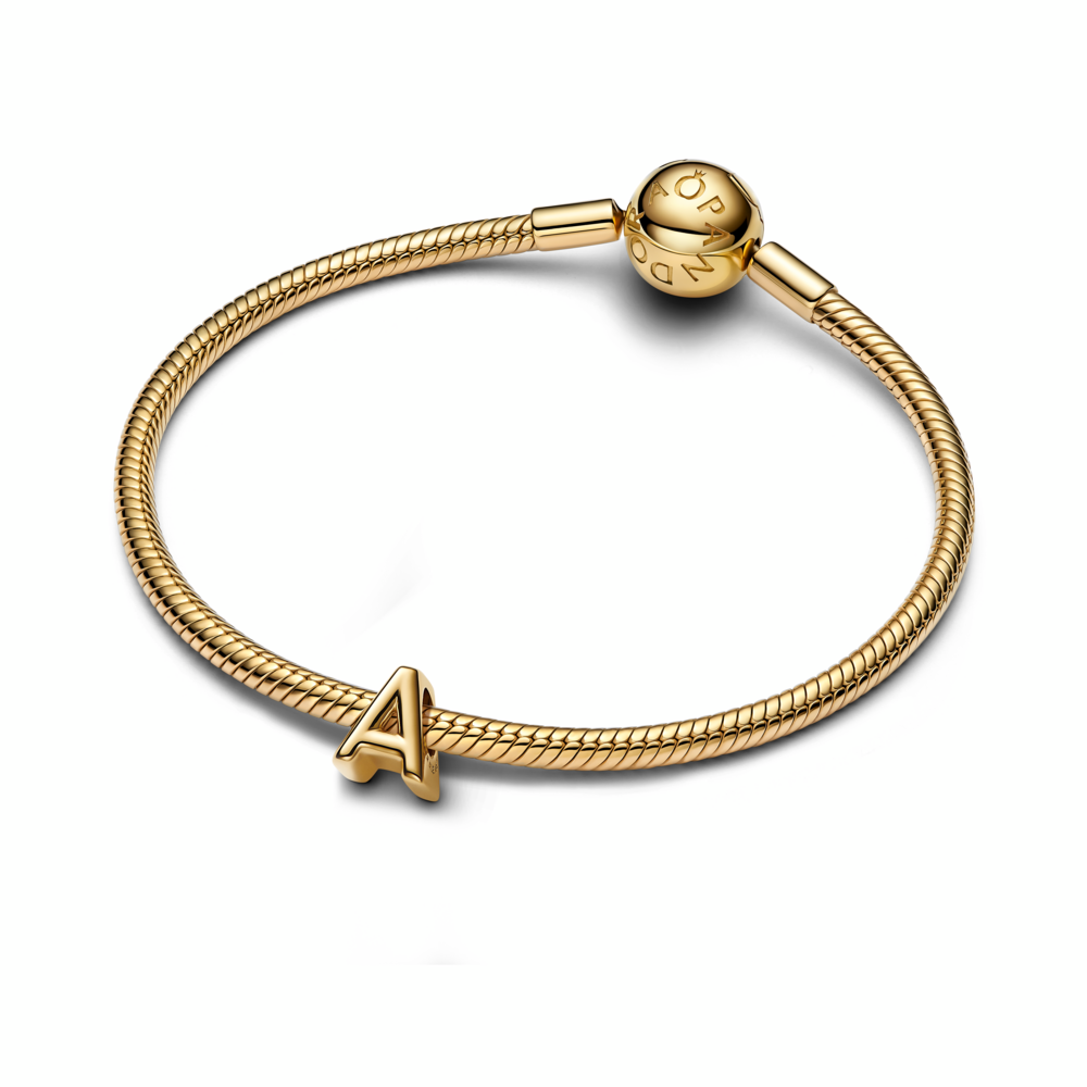 letter A alphapet  charm