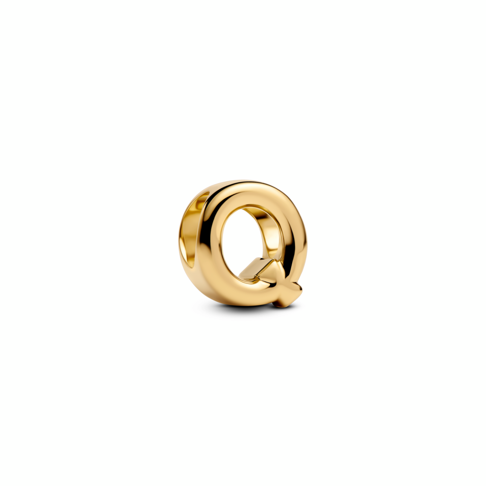 letter Q alphapet charm