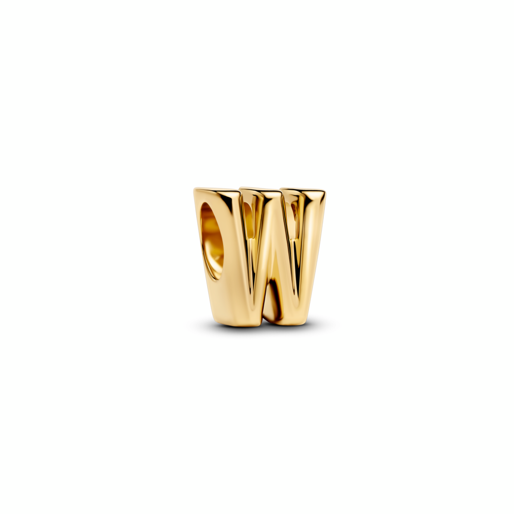 letter W alphapet charm