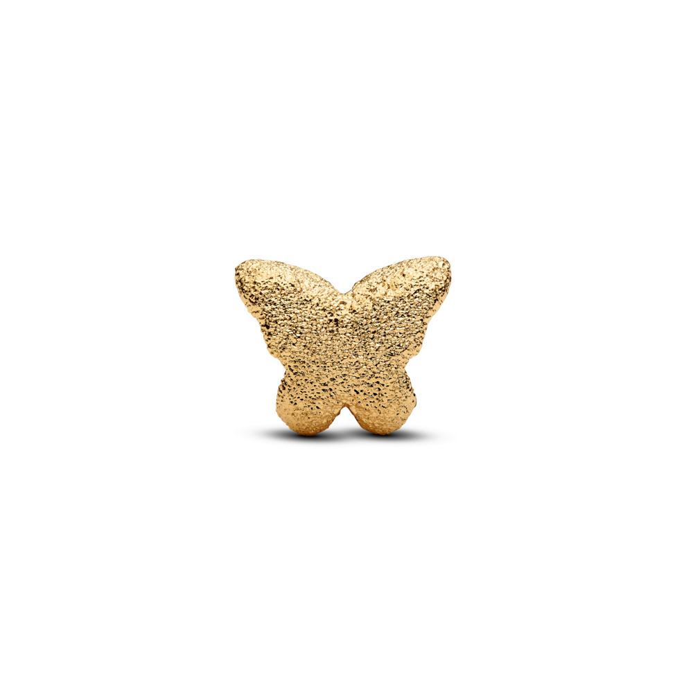 Textured Butterfly Mini Charm
14k gold plating