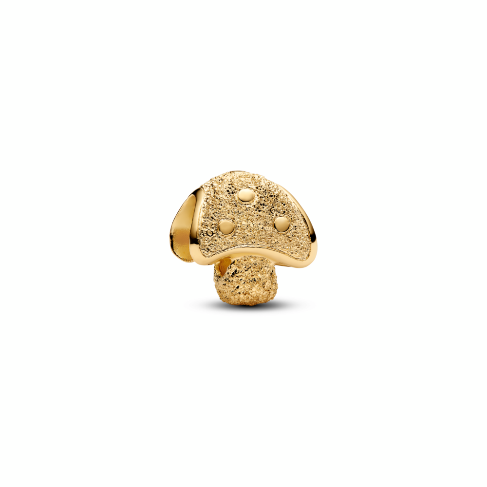 Textured Mushroom Mini Charm
14k gold plating