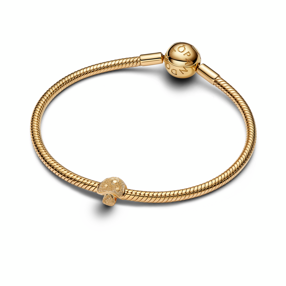 Textured Mushroom Mini Charm
14k gold plating