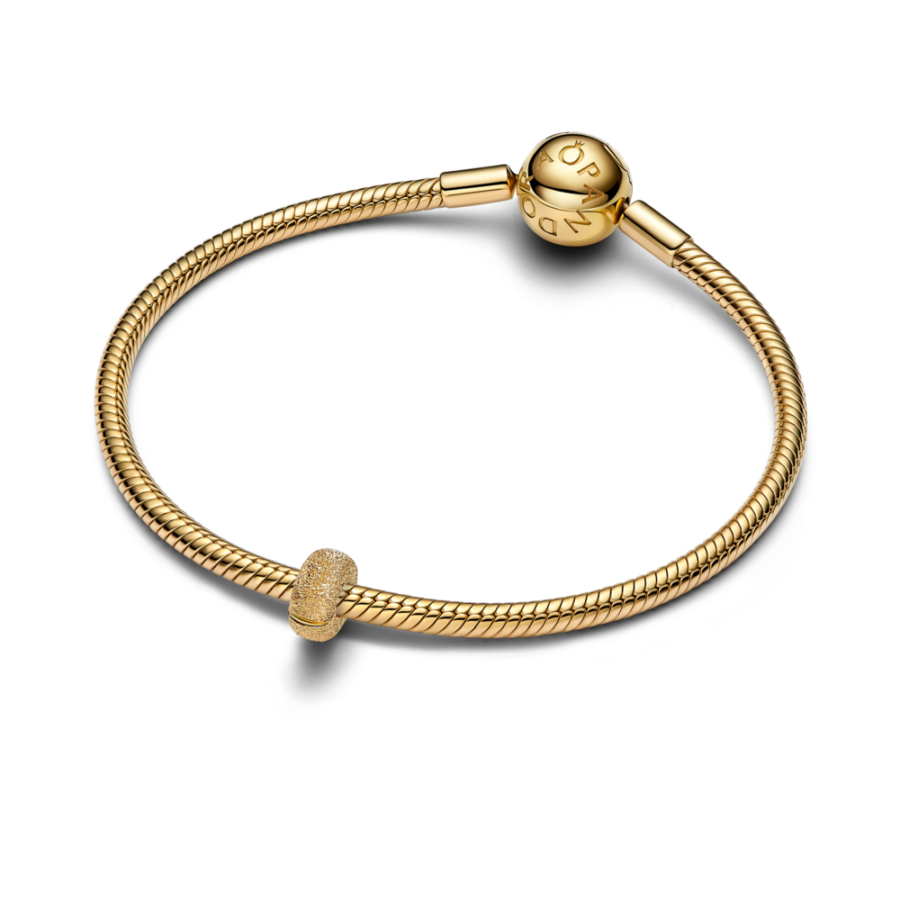 14k gold-plated diamond pointed mini clip with silicone grip