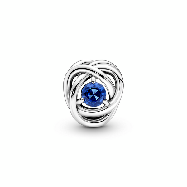 September Birthstone Eternity Circle Charm