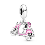 Pink Scooter Dangle Charm