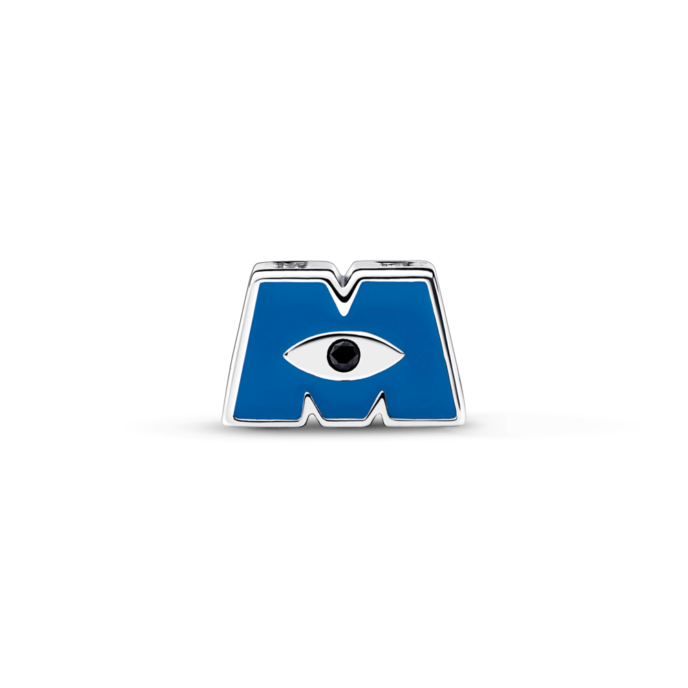 Disney Pixar Monsters, Inc. Logo M Charm