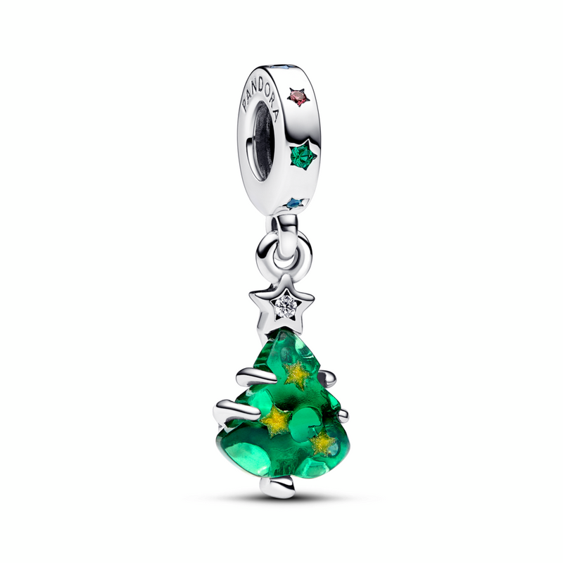 Sparkling Christmas Tree Dangle Charm