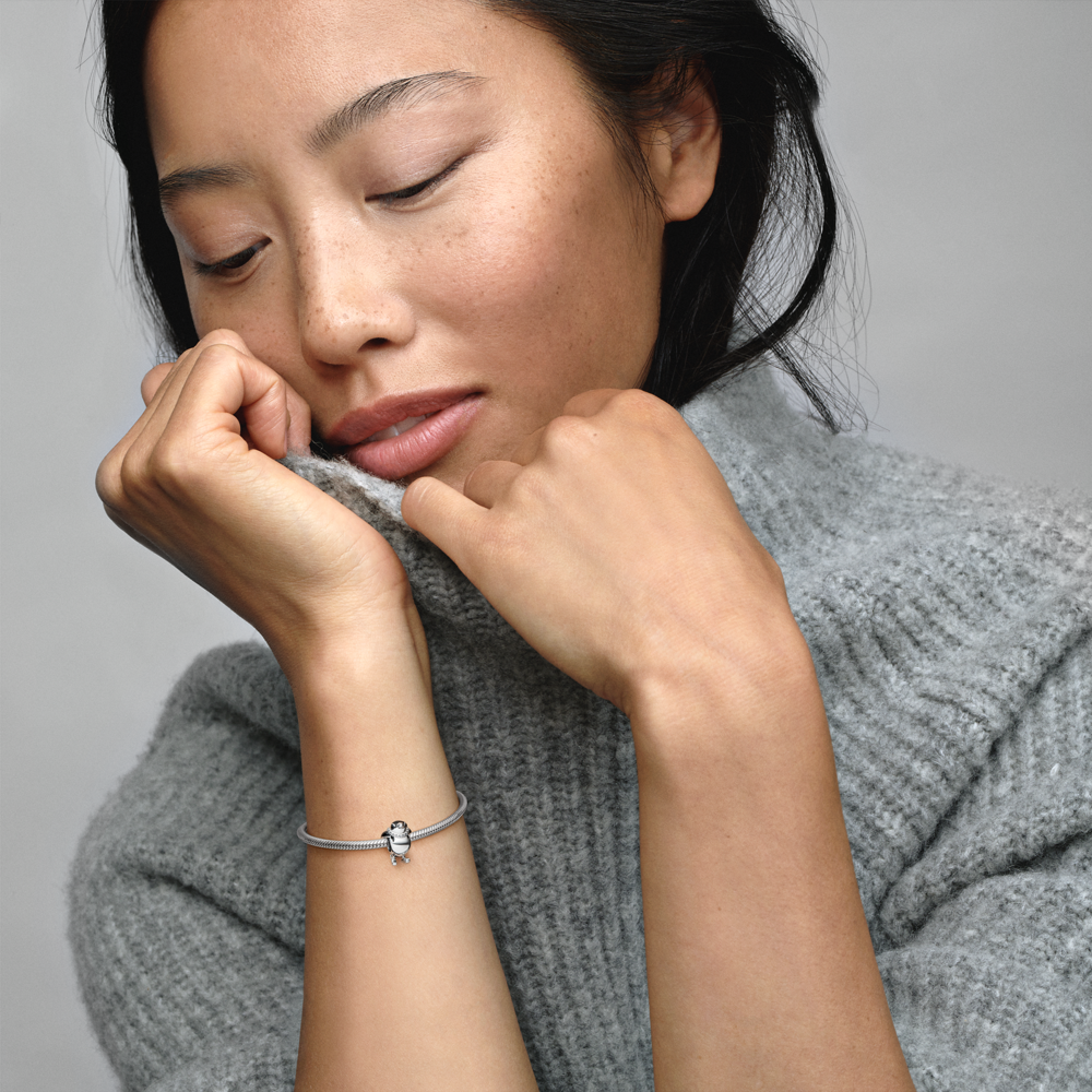 Skiing Penguin Charm