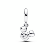 Disney Mickey Mouse Sparkling Head Silhouette Dangle Charm