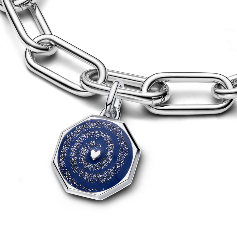 Pandora ME Galaxy Heart Medallion Charm