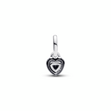 Pandora ME Black Chakra Heart Mini Dangle Charm