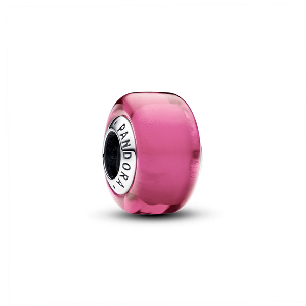 Pink Mini Murano Glass Charm Pandora Jordan