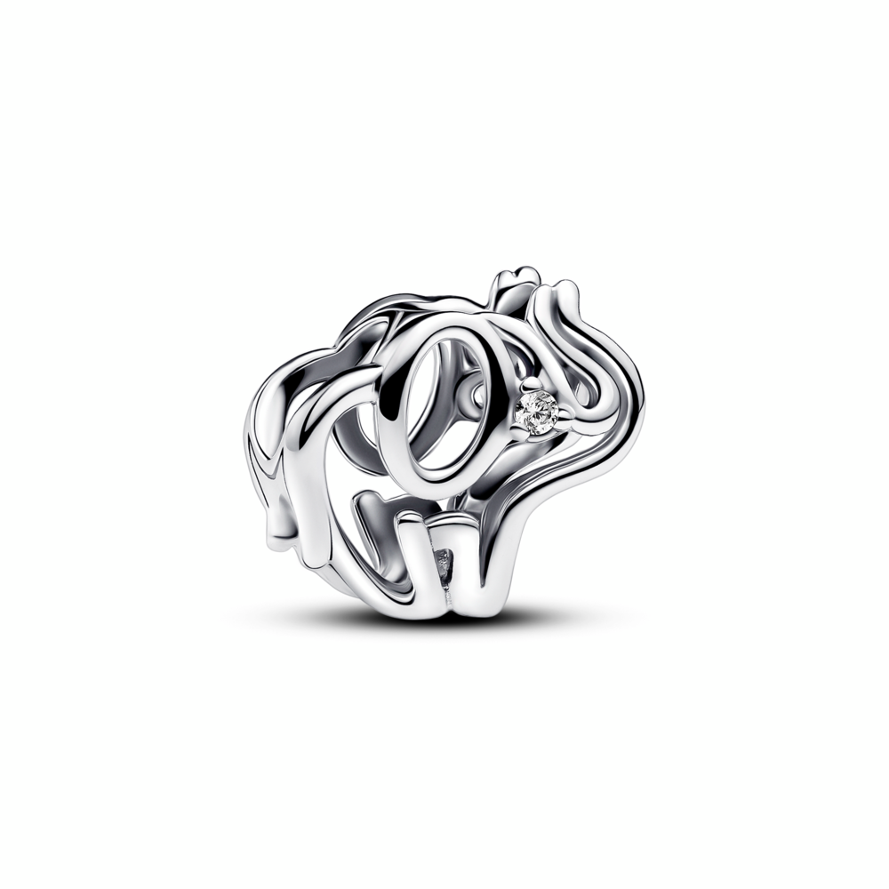 Pandora Moments Openwork Elephant Charm