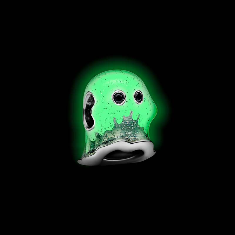 Glow-in-the-dark Boo Ghost Charm