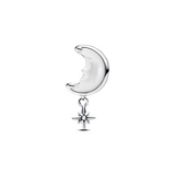 Moon & North Star Charm