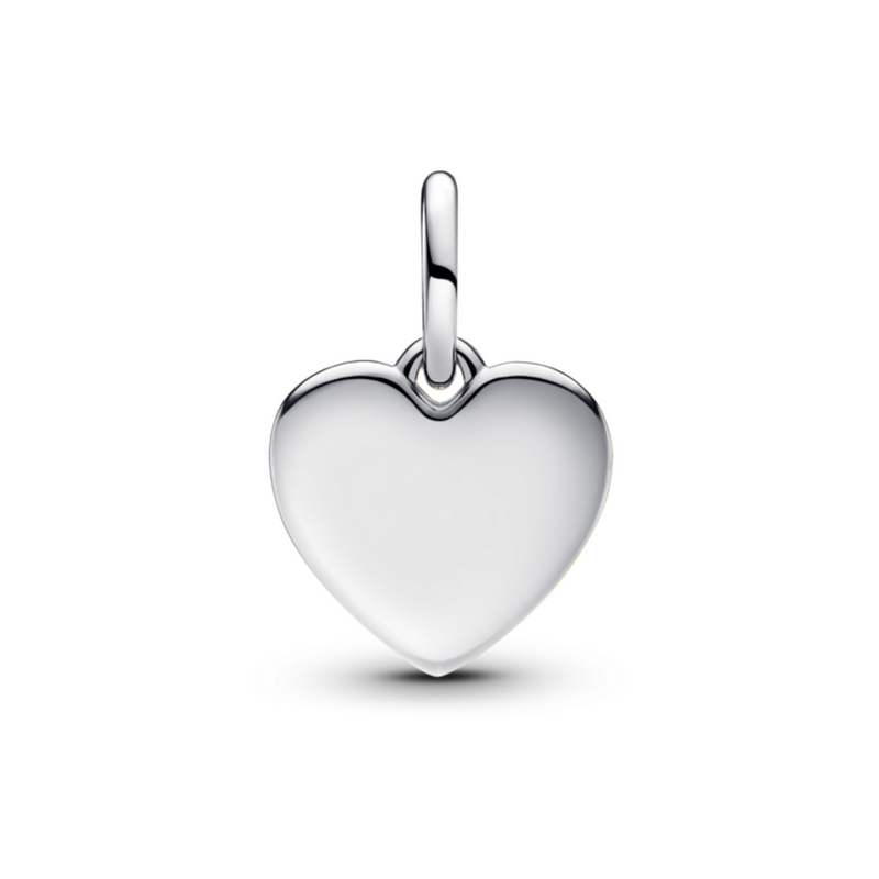 Engravable Love Heart Dangle Charm