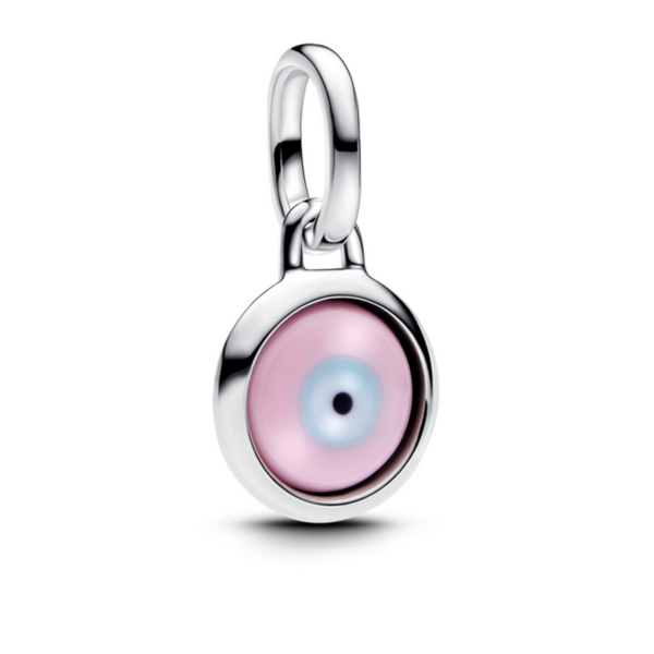 Engravable Evil Eye Murano Glass Mini Dangle Charm