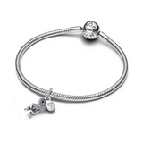 Pavé Infinity Knot Dangle Charm