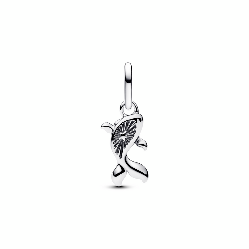 Red Murano Glass Koi Fish Mini Dangle Charm