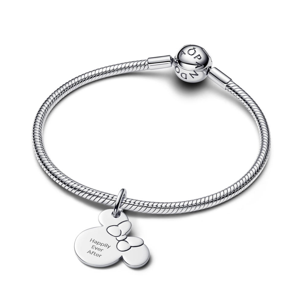 Disney Minnie Mouse Engravable Dangle Charm
Sterling silver