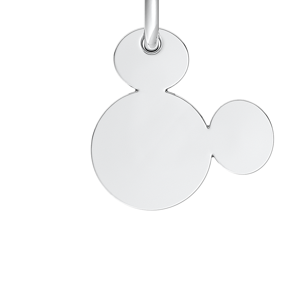 Disney Mickey Mouse Engravable Dangle Charm
Sterling silver