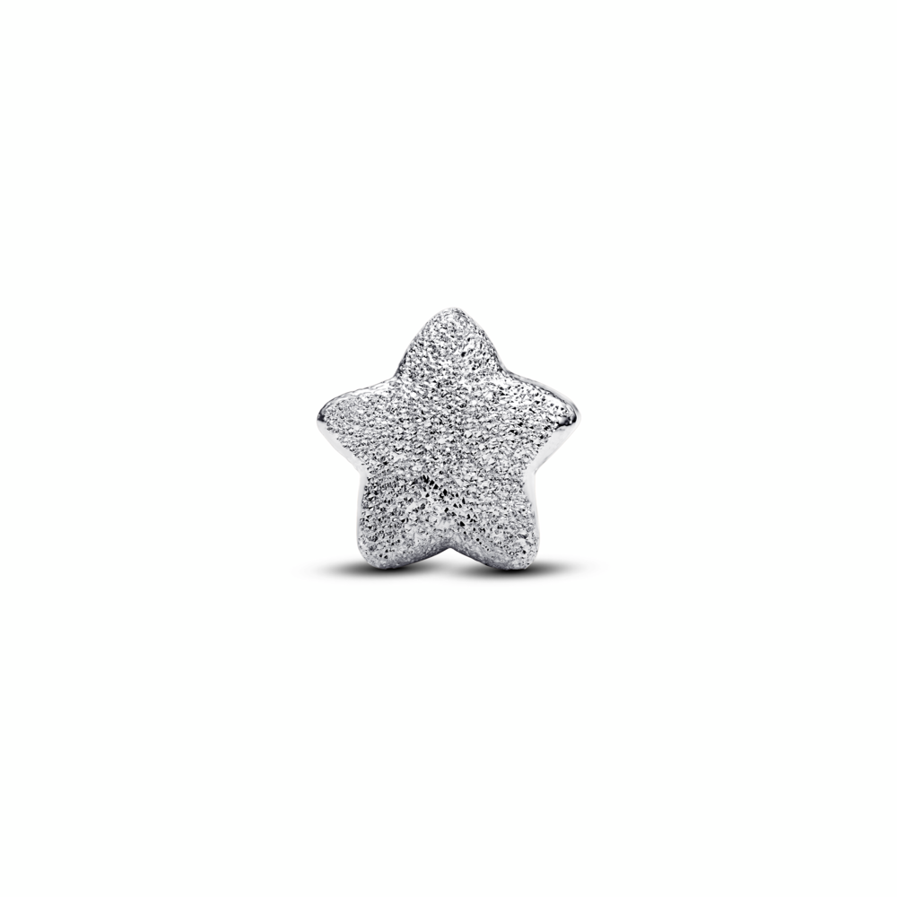 Textured Star Mini Charm
Sterling silver