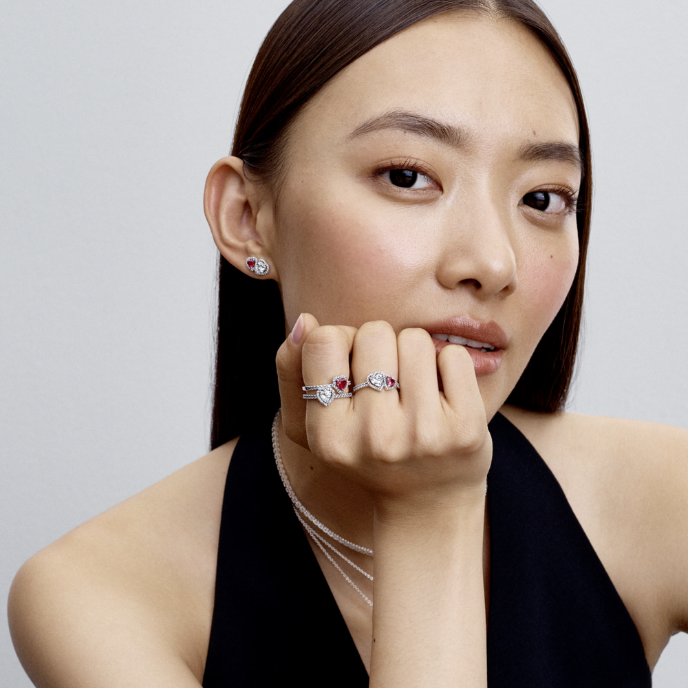 Halo Hearts Ring