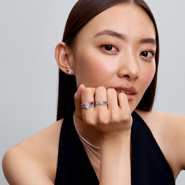 Halo Hearts Ring