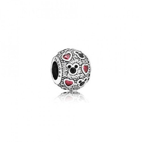Disney, Sparkling Mickey & Hearts Charm