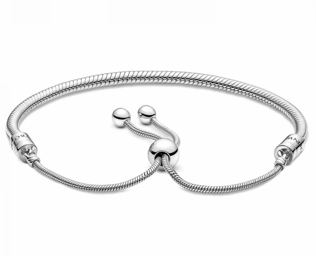 Pandora Moments Snake Chain Slider Bracelet