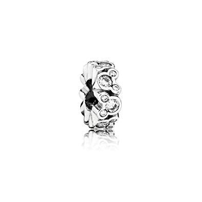 Disney, Mickey All Around Spacer - Cubic Zirconia