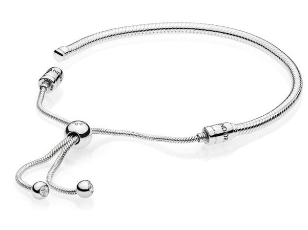 Pandora Moments Snake Chain Slider Bracelet – Pandora Jordan
