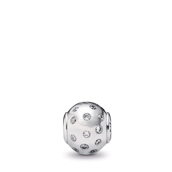 JOY ESSENCE COLLECTION charm in silver with cubic zirconia