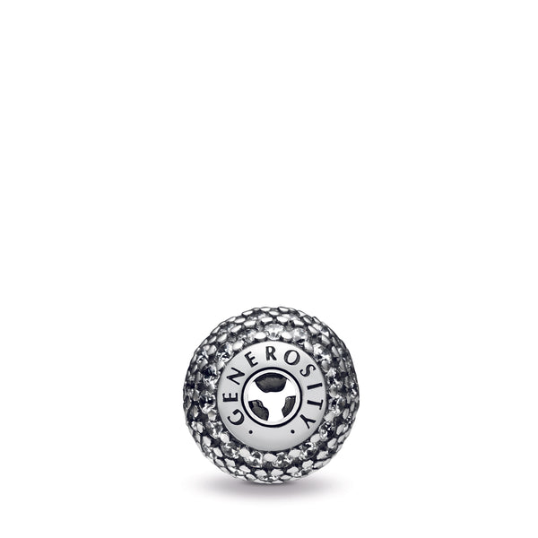 GENEROSITY ESSENCE COLLECTION charm in silver with cubic zirconia