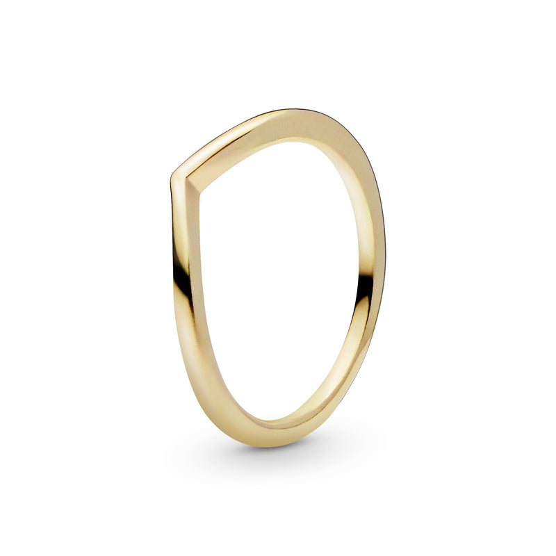 Wishbone 14k Gold Plated  ring