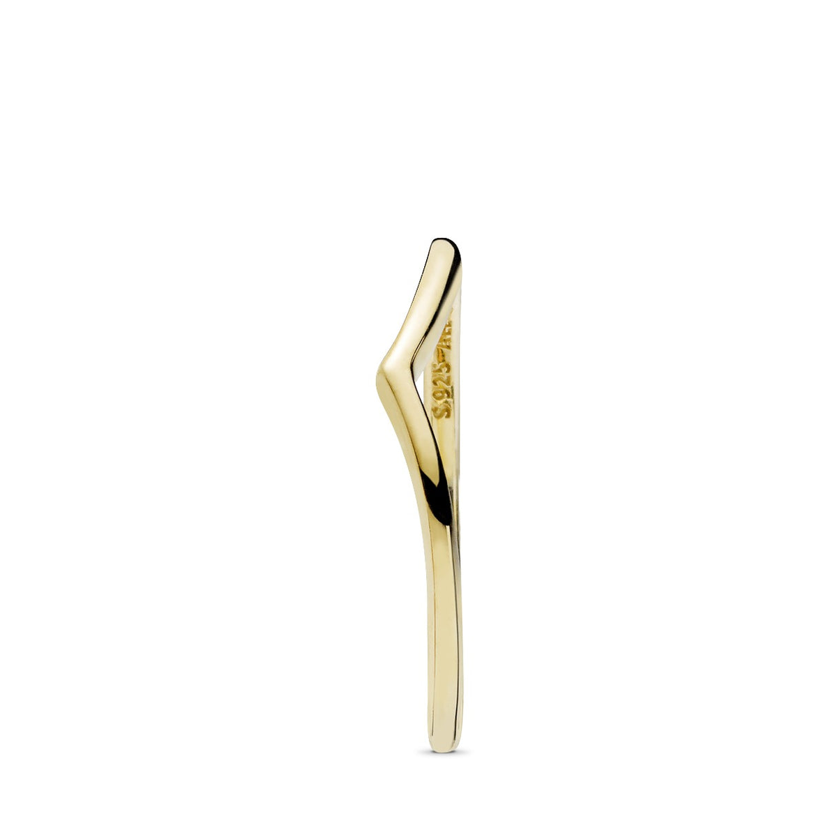 Wishbone 14k Gold Plated ring Pandora Jordan