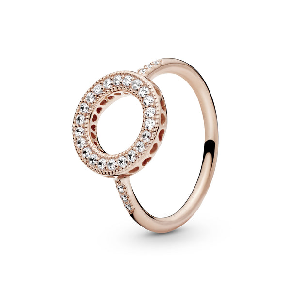 PANDORA Rose ring with clear cubic zirconia