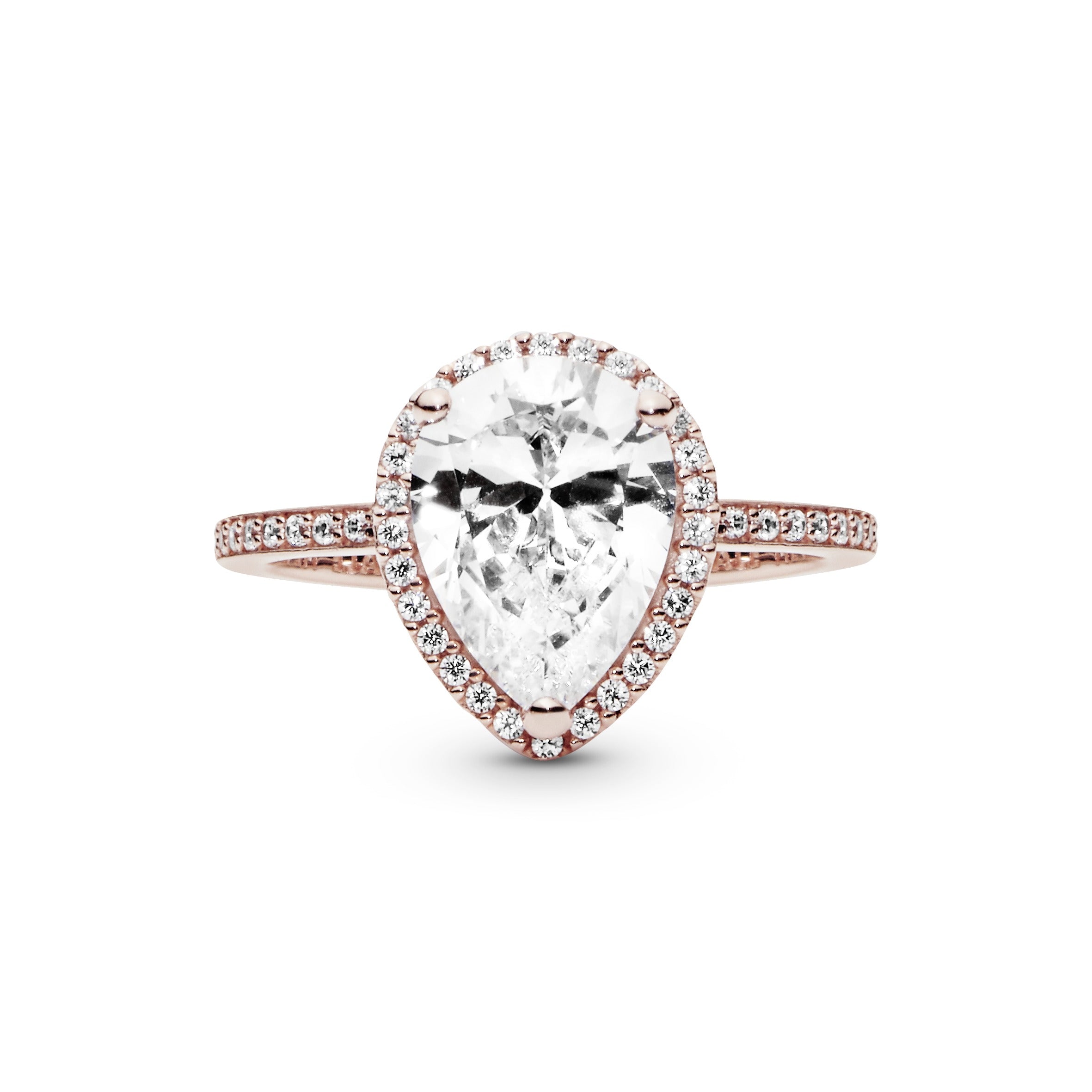 PANDORA Rose ring with clear cubic zirconia