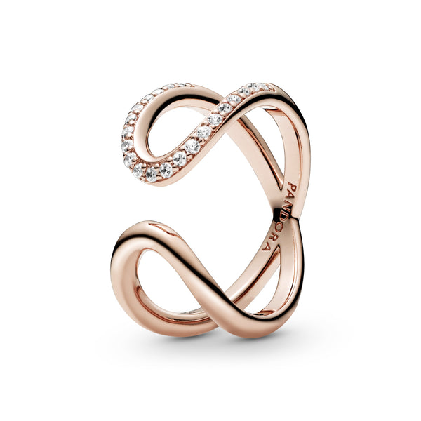 Wrapped Open Infinity Ring