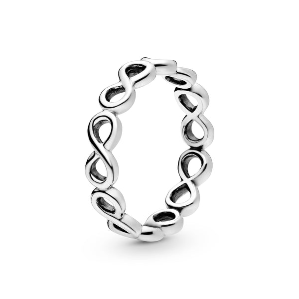 Infinity silver ring